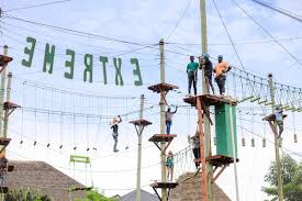 A one day at extreme adventure park Busiika